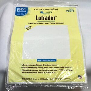 Pellon PLD70PKG Gram Lutradur - White - (10) 8.5" x 11" Sheets